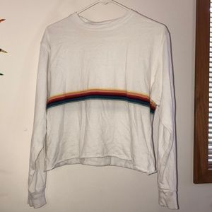 Long sleeved shirt from pacsun with cropped hem.